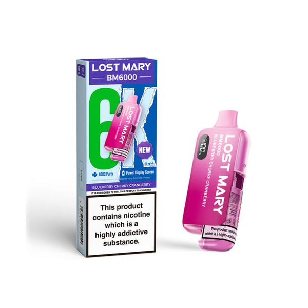 Lost Mary BM6000 Blueberry Cherry Cranberry