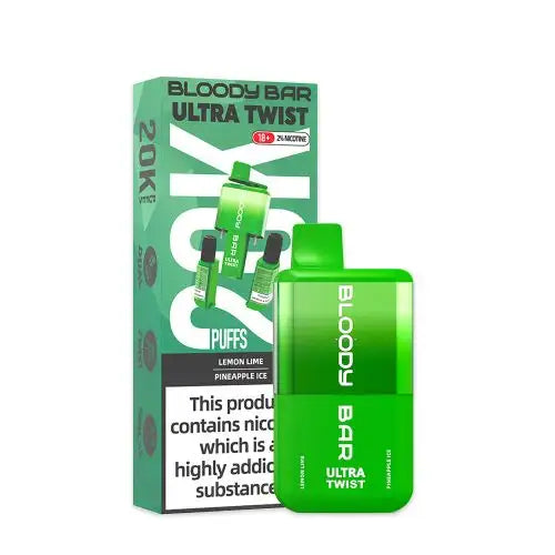 Bloody Bar Ultra Twist 20K - Lemon Lime/Pineapple Ice