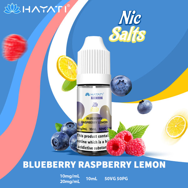 Hayati Pro Max Nic Salt E-liquid - Blueberry Raspberry Lemon