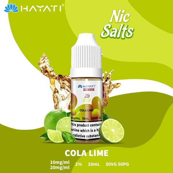 Hayati Pro Max Nic Salt E-liquid - Cola Ice
