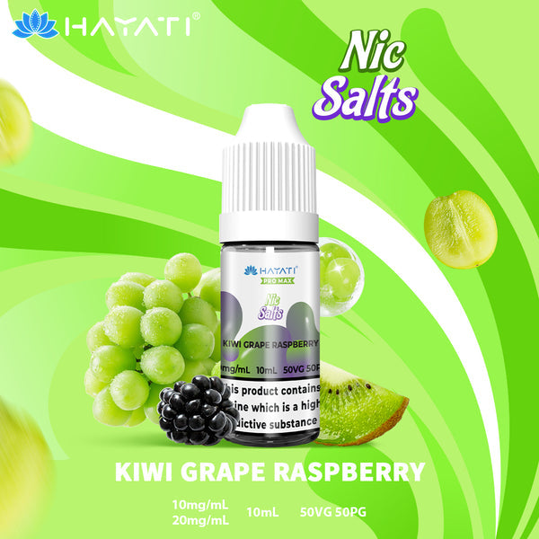 Hayati Pro Max Nic Salt E-liquid - Kiwi Grape Raspberry