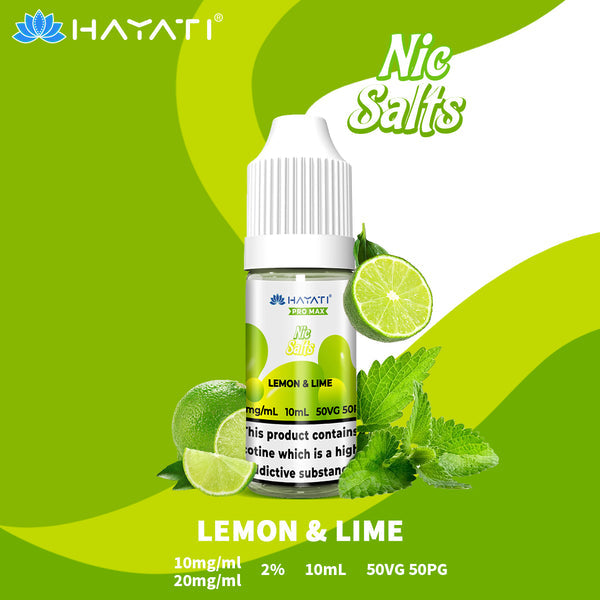 Hayati Pro Max Nic Salt E-liquid - Lemon & Lime