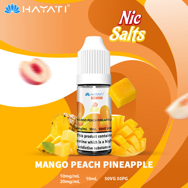 Hayati Pro Max Nic Salt E-liquid - Mango Peach Pineapple
