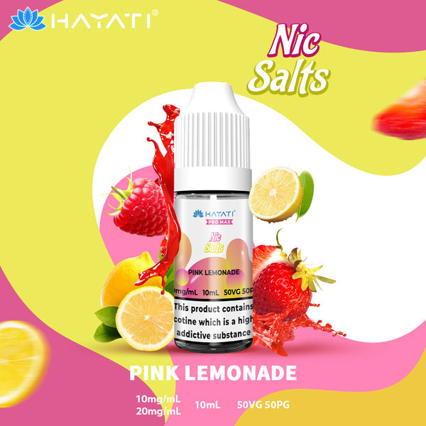 Hayati Pro Max Nic Salt E-liquid - Pink Lemonade