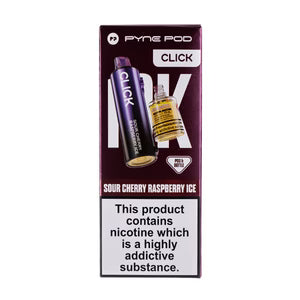 Pyne Pod Click 10K - Sour Cherry Raspberry Ice