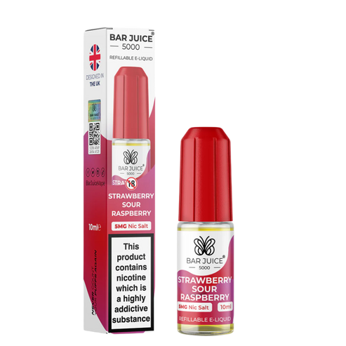 Bar Juice Nic Salt - Strawberry Sour Raspberry
