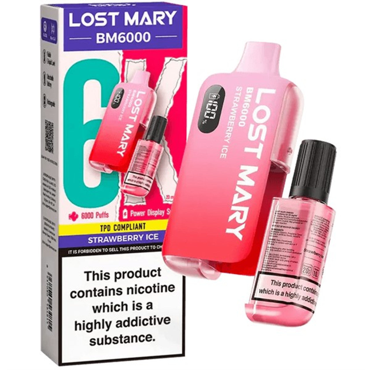 Lost Mary BM6000 - Strawberry Ice