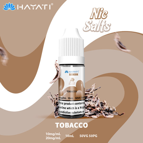 Hayati Pro Max Nic Salt E-liquid - Tobacco