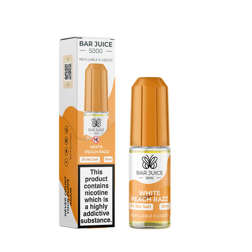 Bar Juice Nic Salt - White Peach Razz