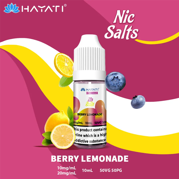 Hayati Pro Max Nic Salt E-liquid - Berry Lemonade