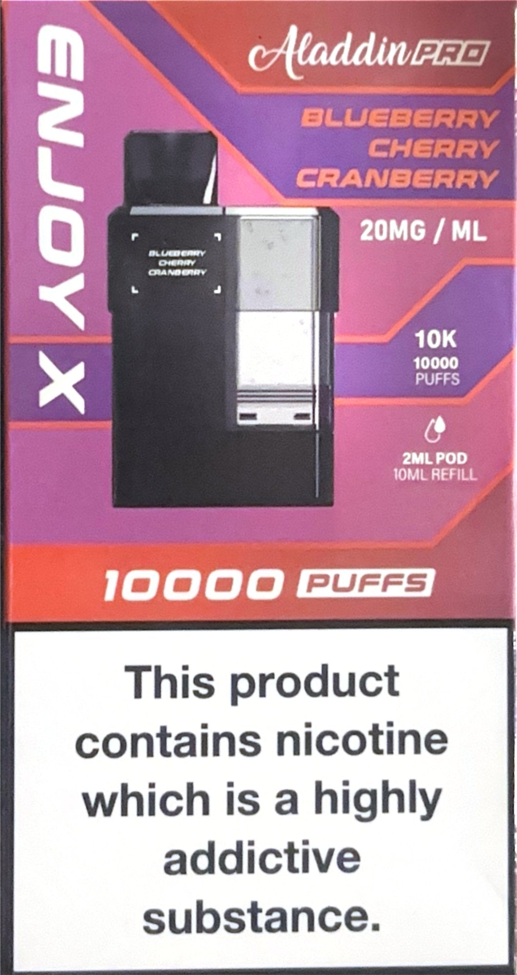 Enjoy X Prefilled Pod Blueberry Cherry Cranberry