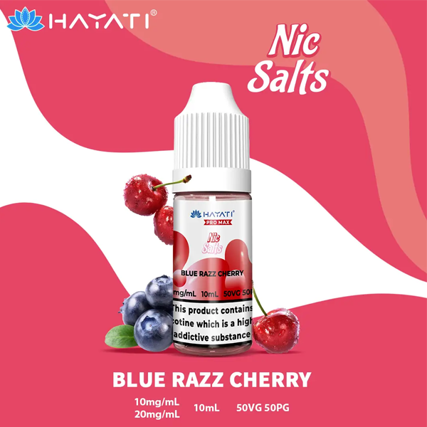 Hayati Pro Max Nic Salt E-liquid - Blue Razz Cherry