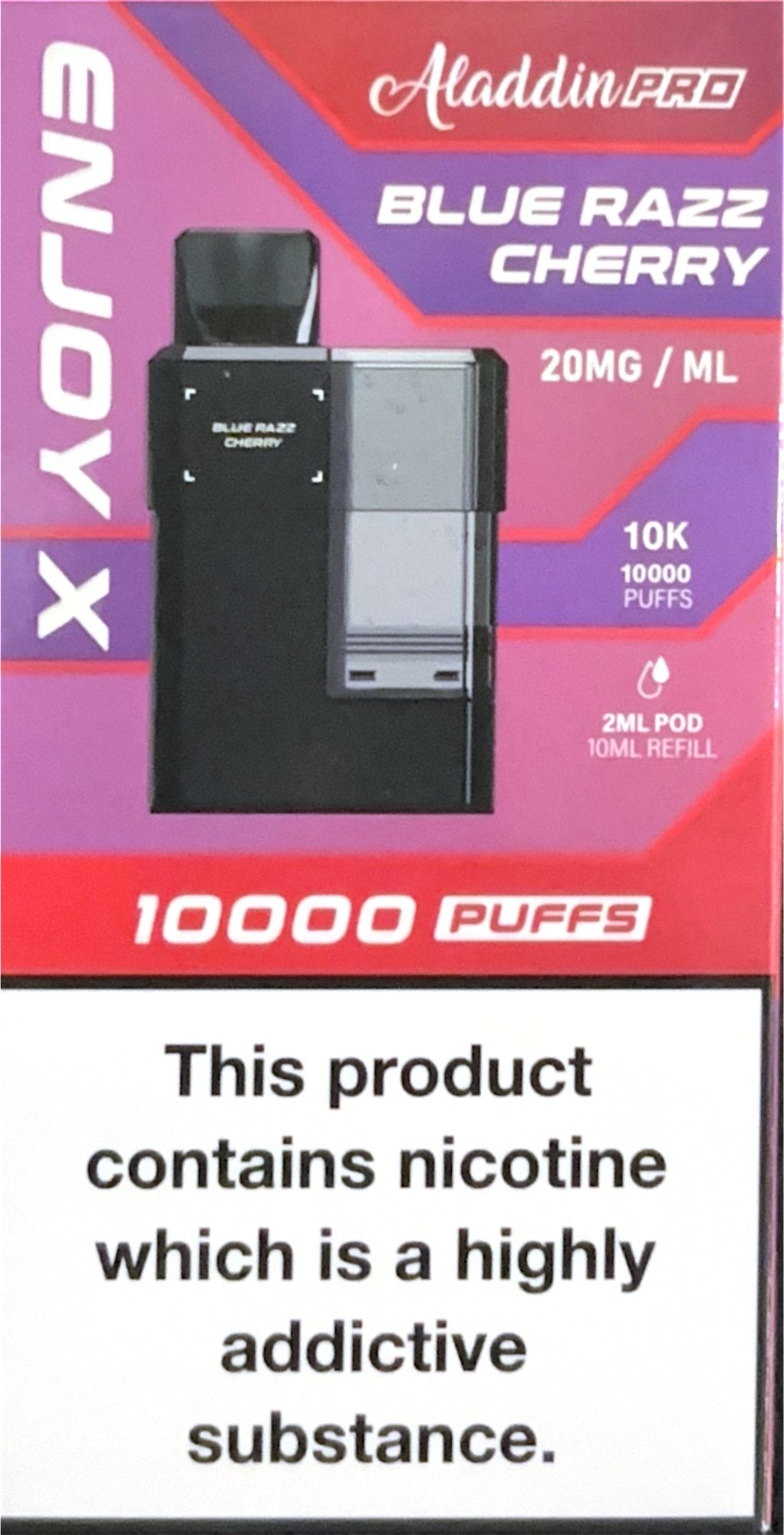 Enjoy X Prefilled Pod Blue Razz Cherry