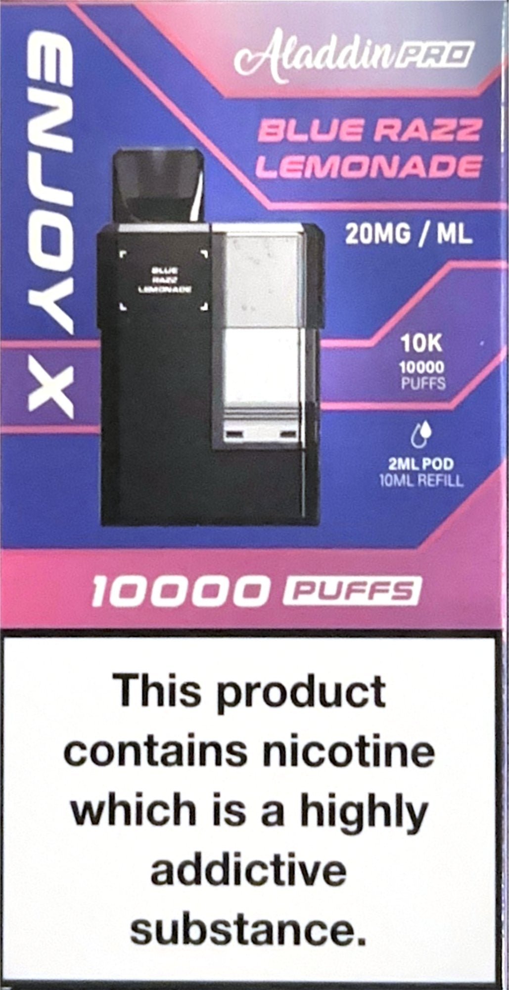 Enjoy X Prefilled Pod Blue Razz Lemonade