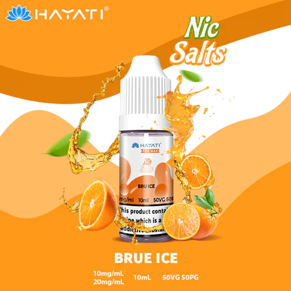 Hayati Pro Max Nic Salt E-liquid - Bru Ice
