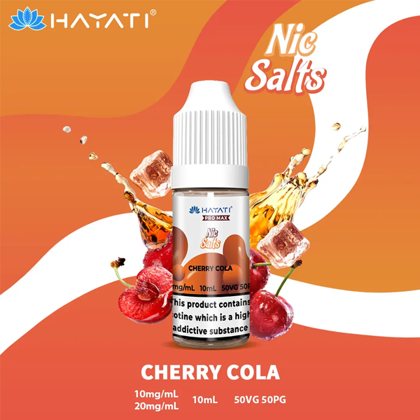 Hayati Pro Max Nic Salt E-liquid - Cherry Cola