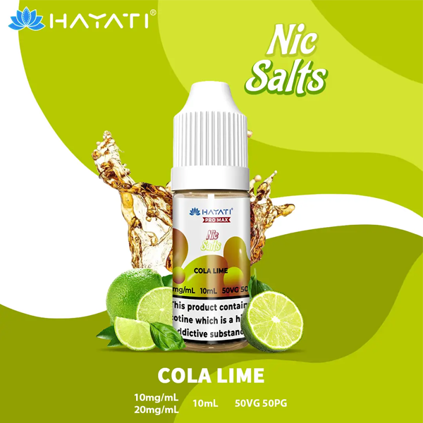 Hayati Pro Max Nic Salt E-liquid - Cola Lime