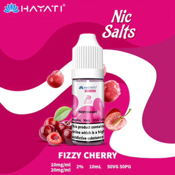 Hayati Pro Max Nic Salt E-liquid - Fizzy Cherry
