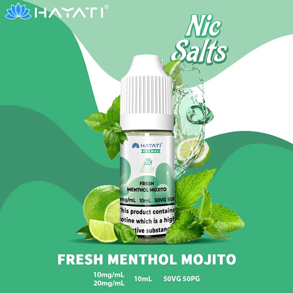 Hayati Pro Max Nic Salt E-liquid - Fresh Menthol Mojito