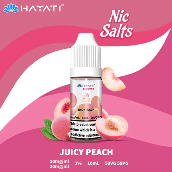 Hayati Pro Max Nic Salt E-liquid - Juicy Peach