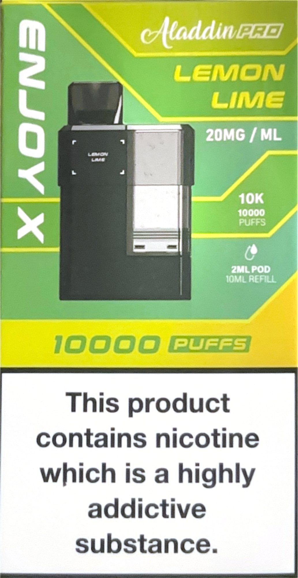 Enjoy X Prefilled Pod Lemon Lime