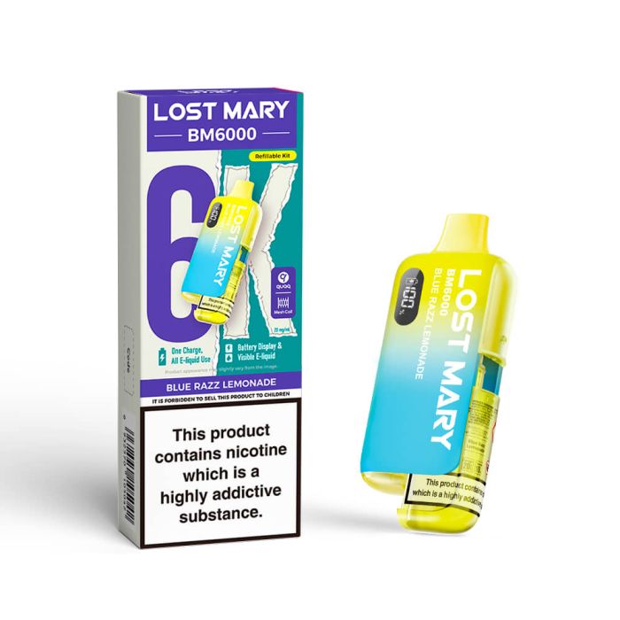Lost Mary BM6000 Blue Razz Lemonade