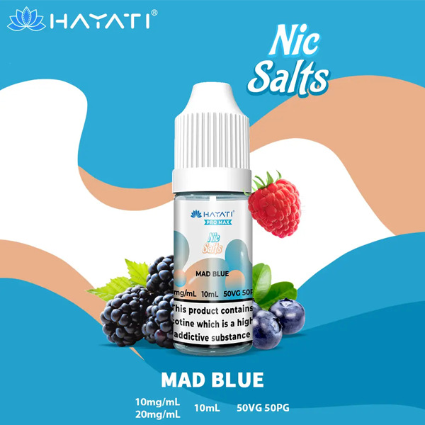 Hayati Pro Max Nic Salt E-liquid - Mad Blue