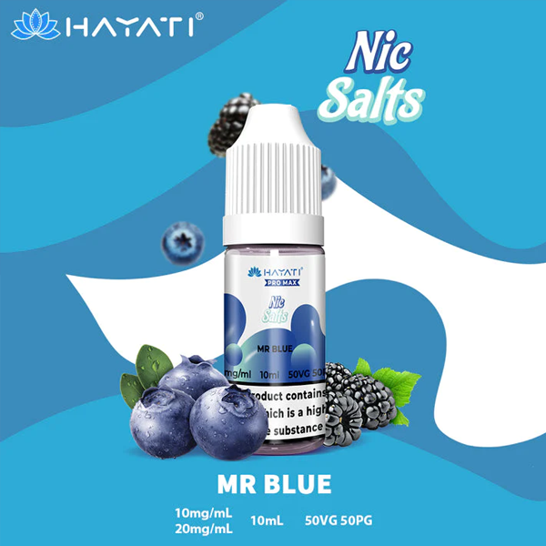 Hayati Pro Max Nic Salt E-liquid - Mr Blue