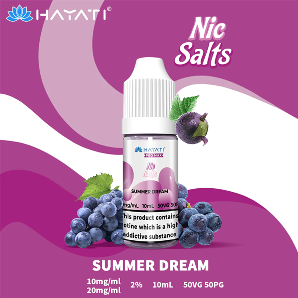 Hayati Pro Max Nic Salt E-liquid - Summer Dream